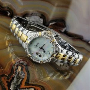 Disney SII By Seiko Silver MICKEY MOUSE Bracelet Watch with Swarovski Crystals